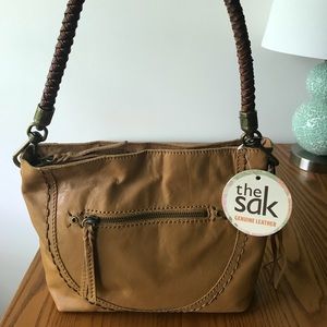 The Sak brown leather purse